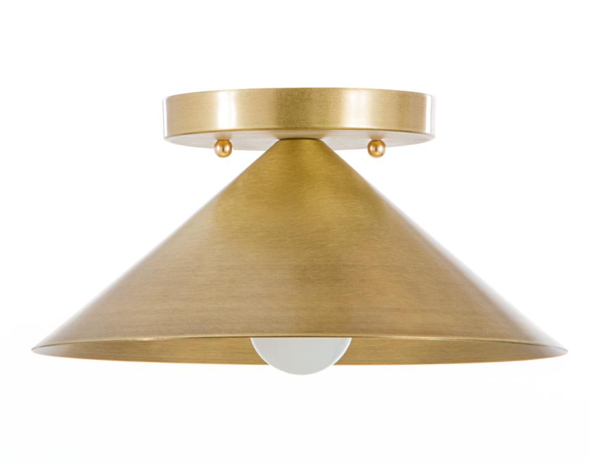 Casita Flush Mount – Antique Brass