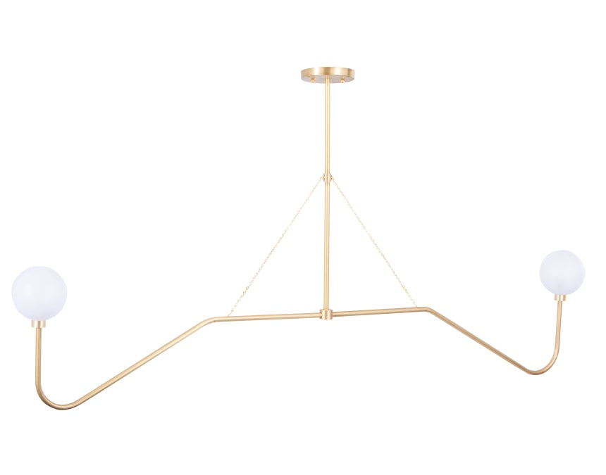 Maxwell Pendant – Modern Brass