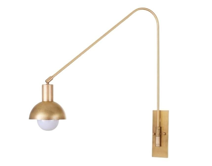 Cafe Sconce – Modern Brass