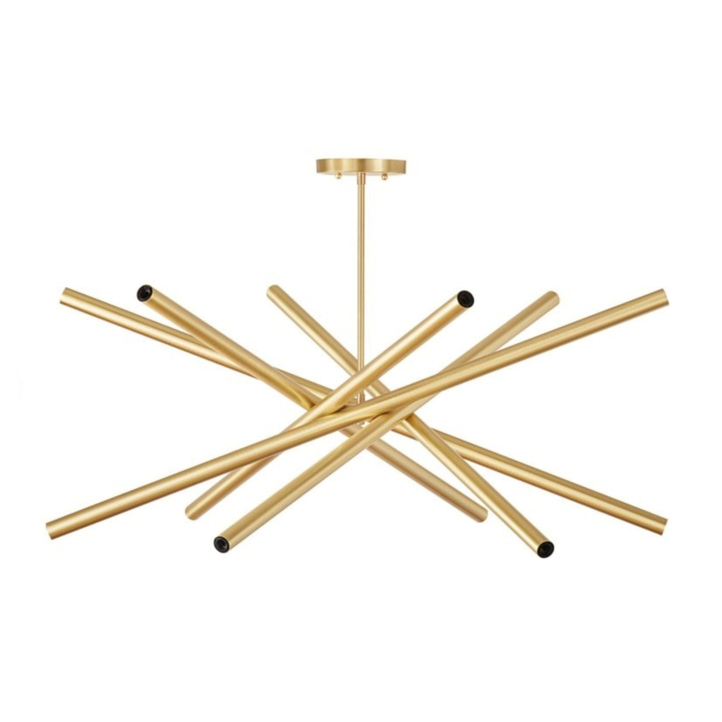 Vortice Chandelier Large – Modern Brass