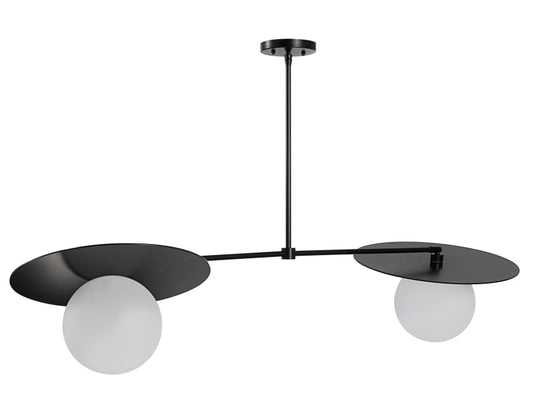 Della 2 Arm Pendant – Black