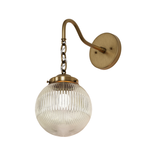 Hayes Single Light Sconce – Antique Brass