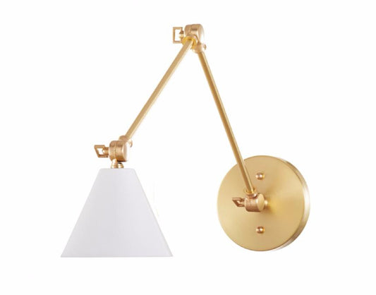 Peak Sconce Long – Modern Brass