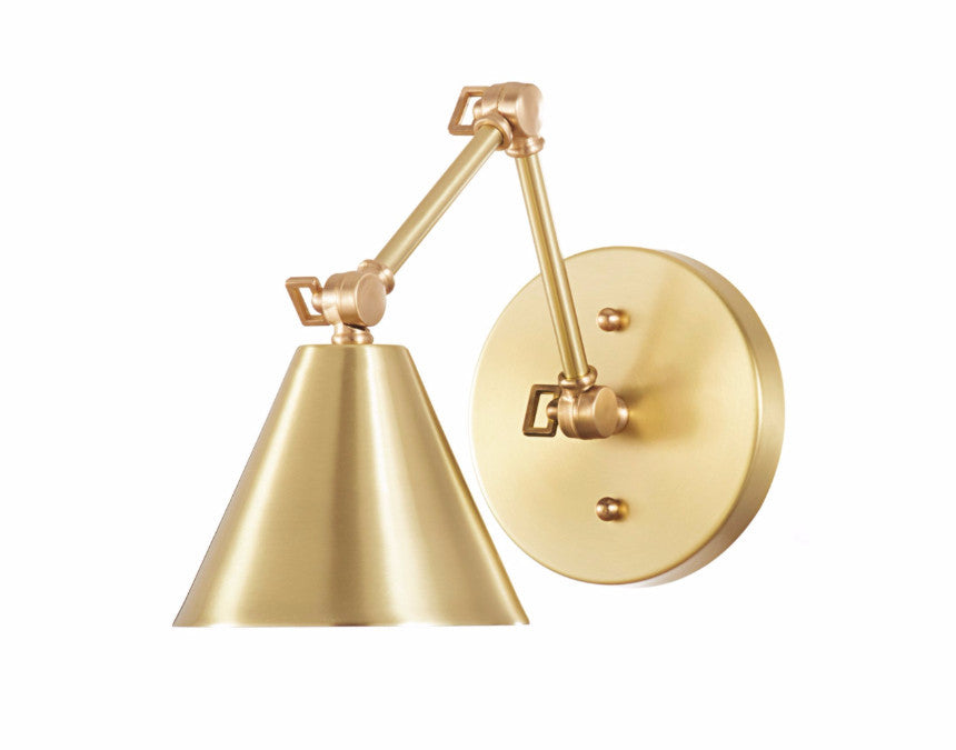 Peak Sconce – Modern Brass