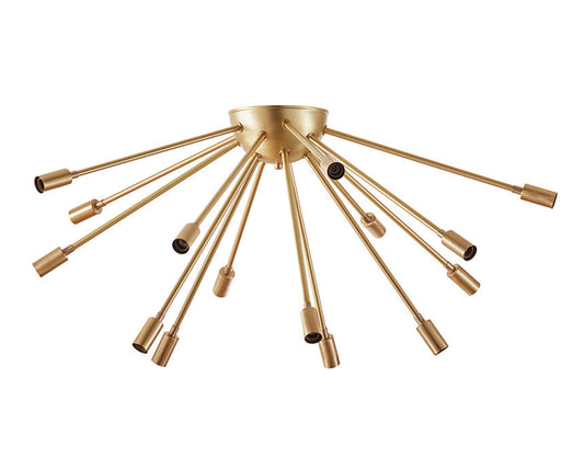 Summit Sputnik Flush Mount – Modern Brass