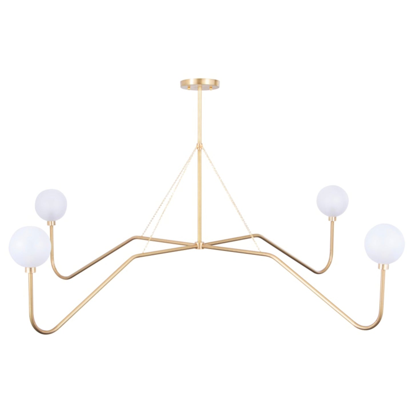 Maxwell Chandelier – Modern Brass