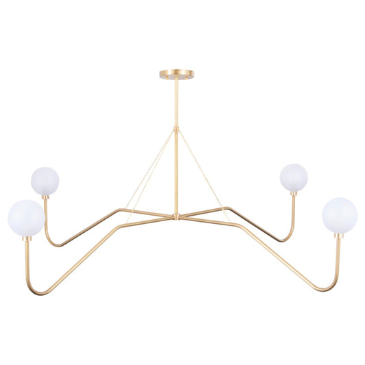 Maxwell Chandelier – Modern Brass