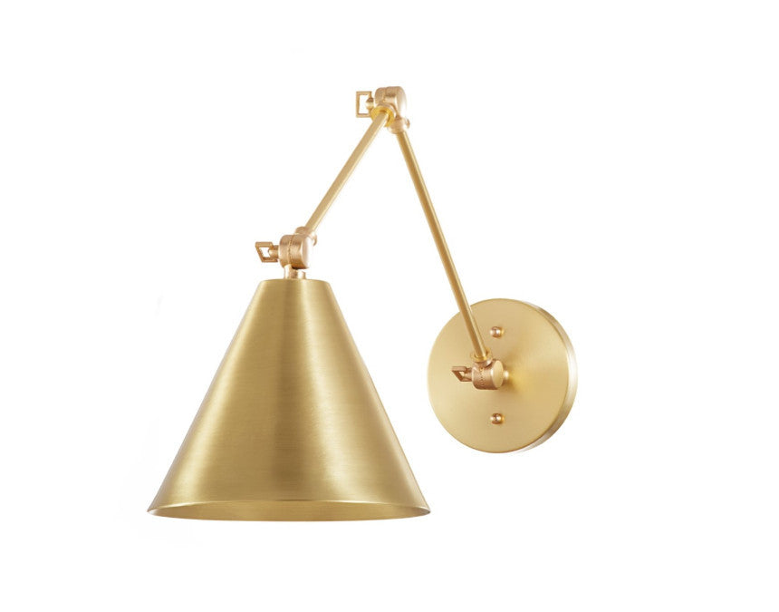 Peak Sconce Large – Modern Brass