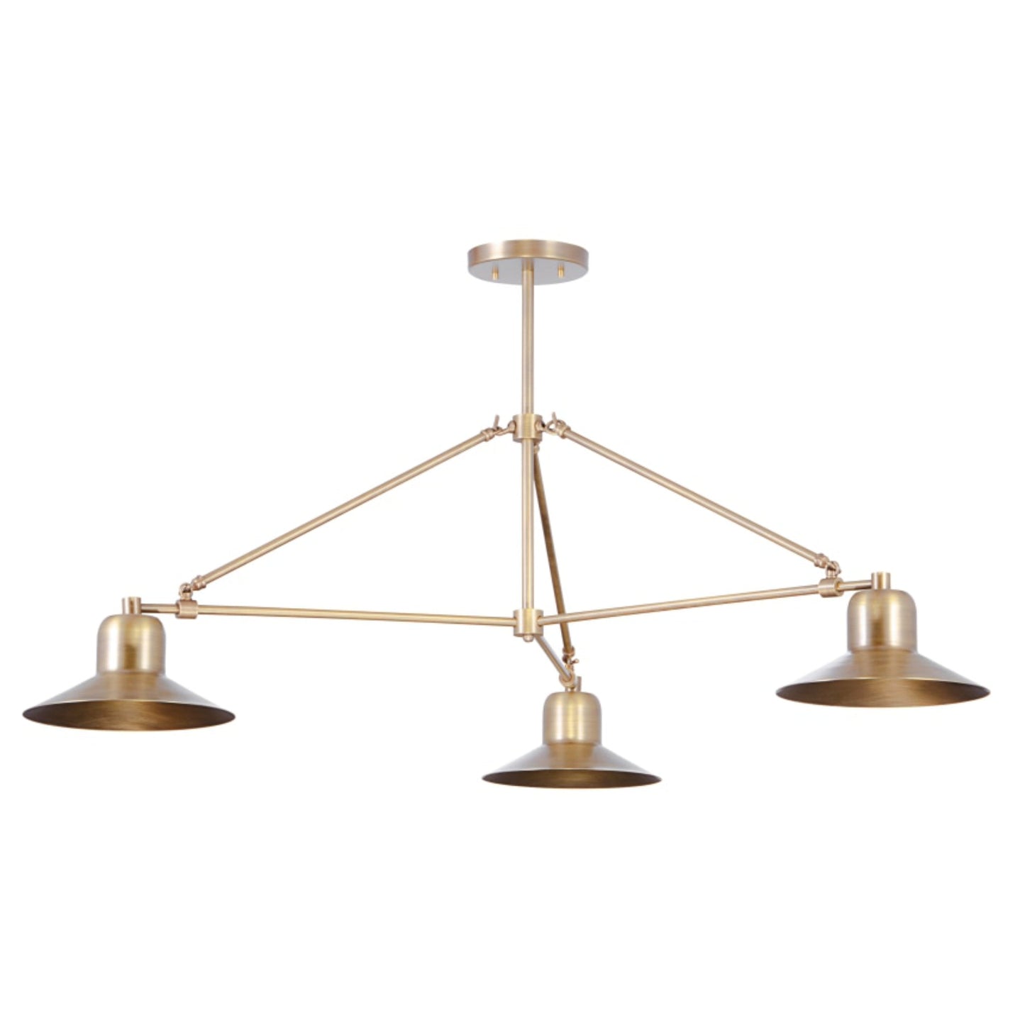 Tatum Chandelier – Modern Brass