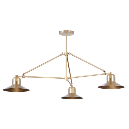 Tatum Chandelier – Modern Brass